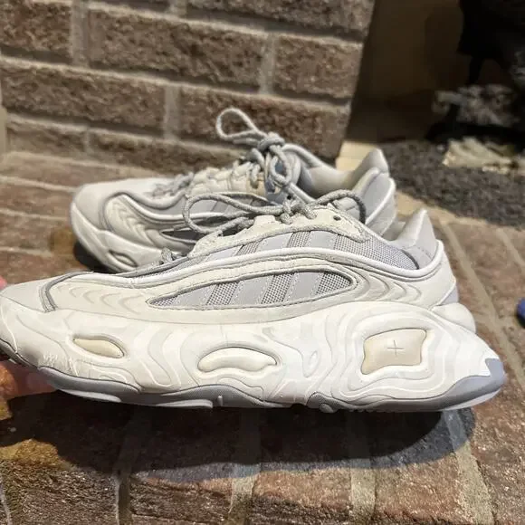 Adidas Originals Womens Gray Adiplus Cushioning Oznova Sneaker Shoes Size US 8.5 - Picture 7 of 16